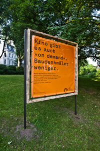 Aufsteller Stadtausstellung_Wallkino © Stadtmuseum Oldenburg