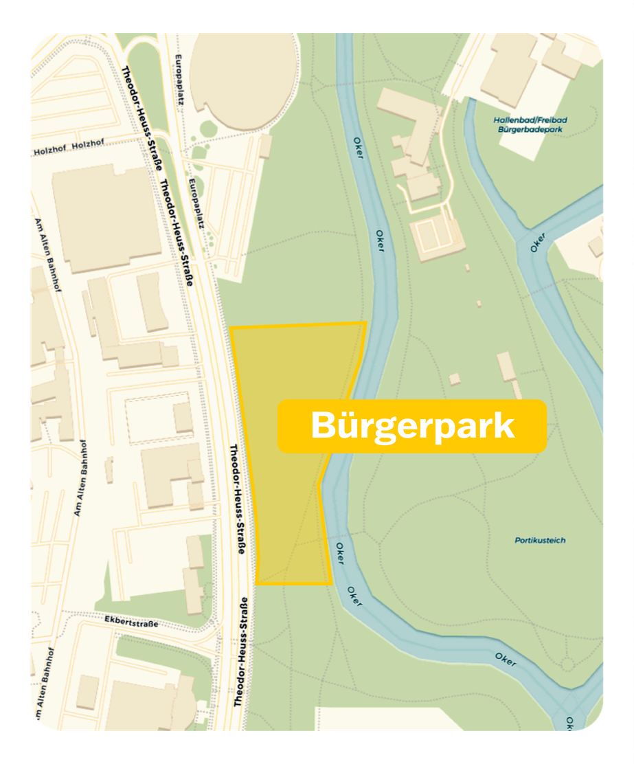 Karte Bürgerpark