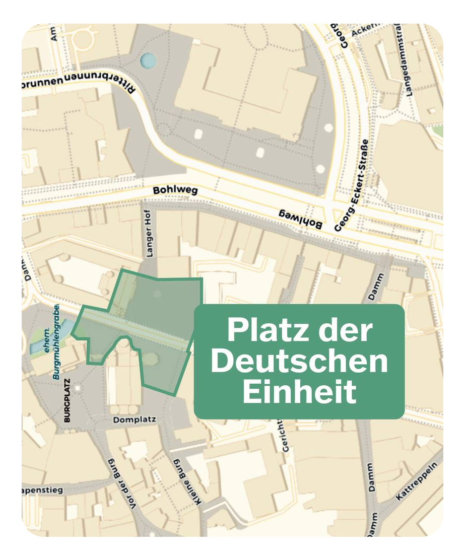 Karte Platz der Deutschen Einheit