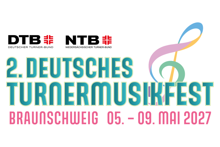 Logo des 2. Deutschen Turnermusikfests 2027 in Braunschweig